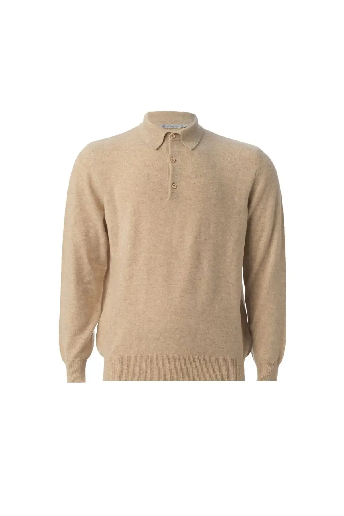 Sand Beige Pure Cashmere Men's Sweater