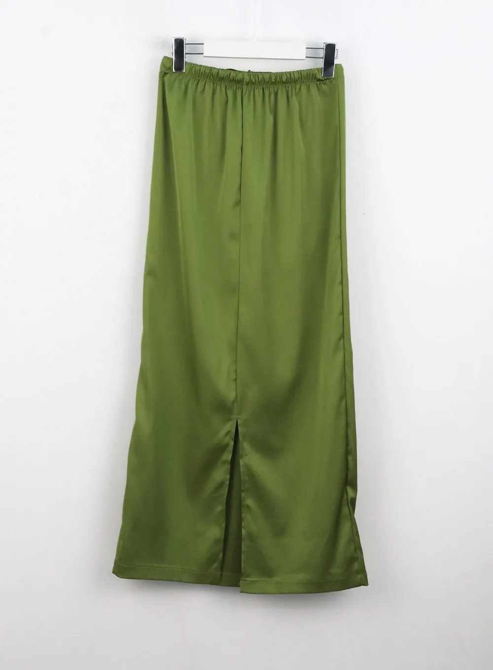 Satin Maxi Skirt CL328