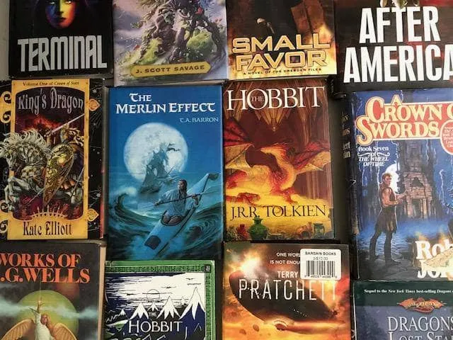 Science Fiction & Fantasy Books - Mixed Hardcover box