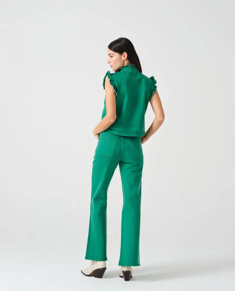 Seventy Mochi Queenie Jade Green Jeans