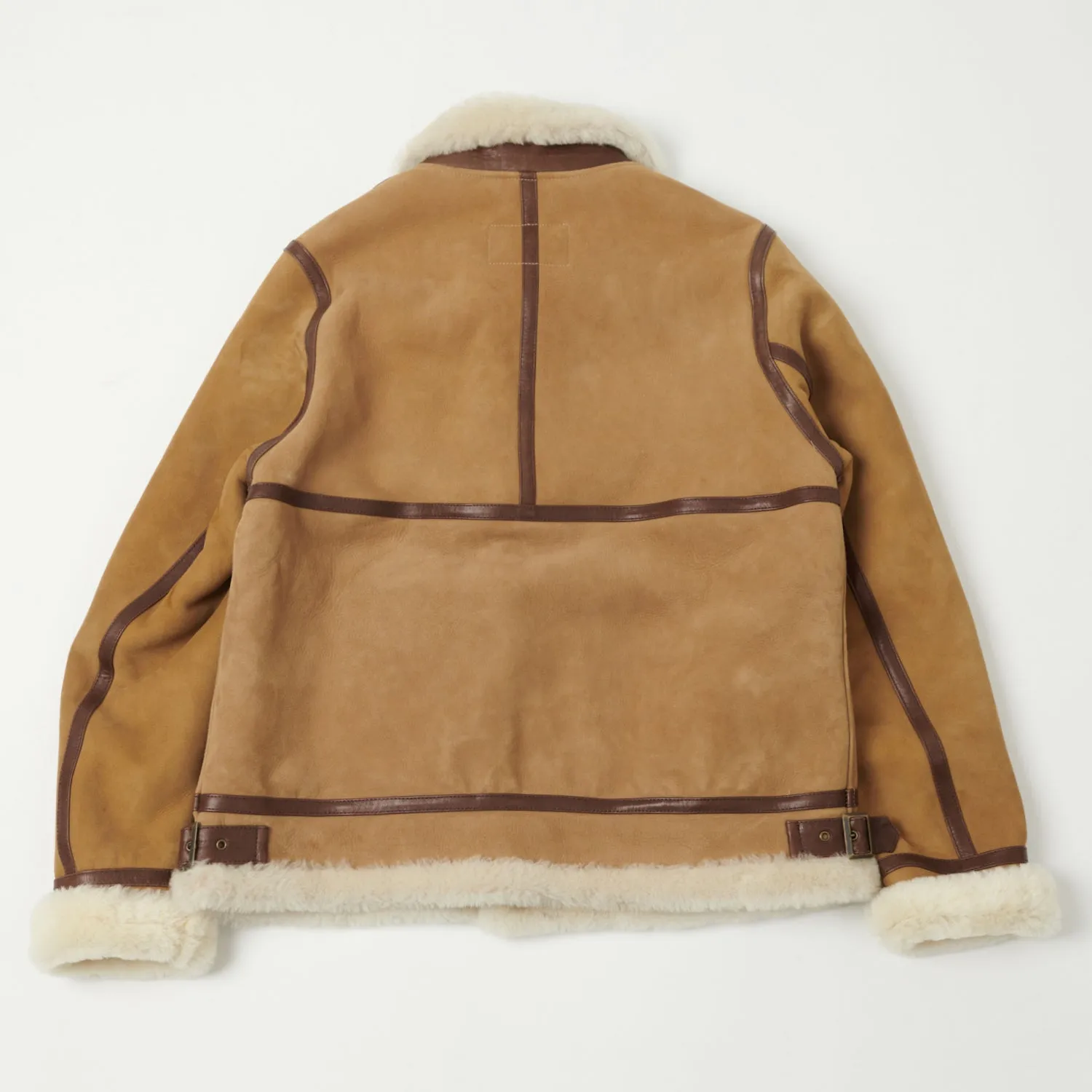 Shangri-La Heritage 'Aviatore' B-3 Shearling Flight Jacket - Sabbia