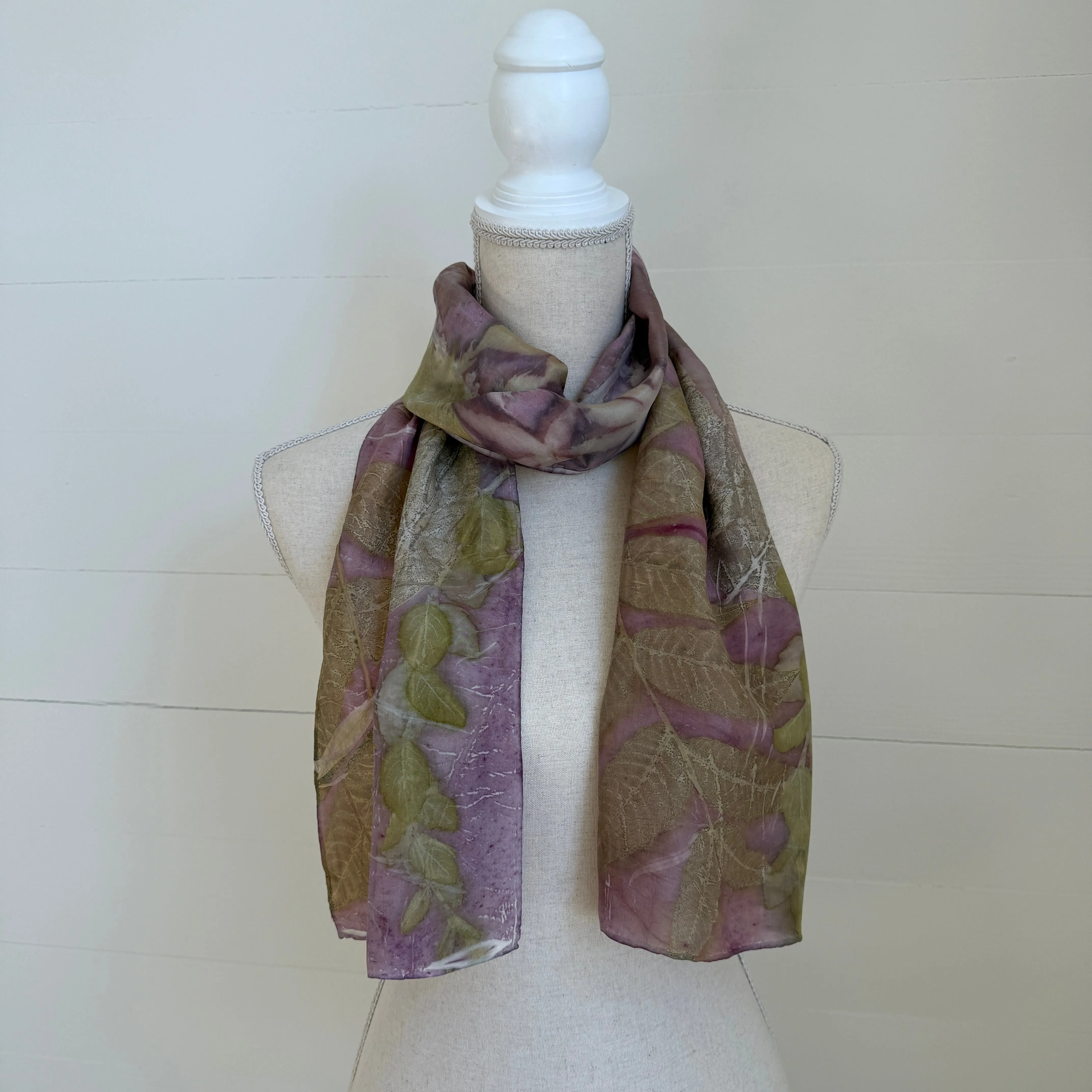 Silk Scarf | "Vicki" Cochineal - Sappanwood