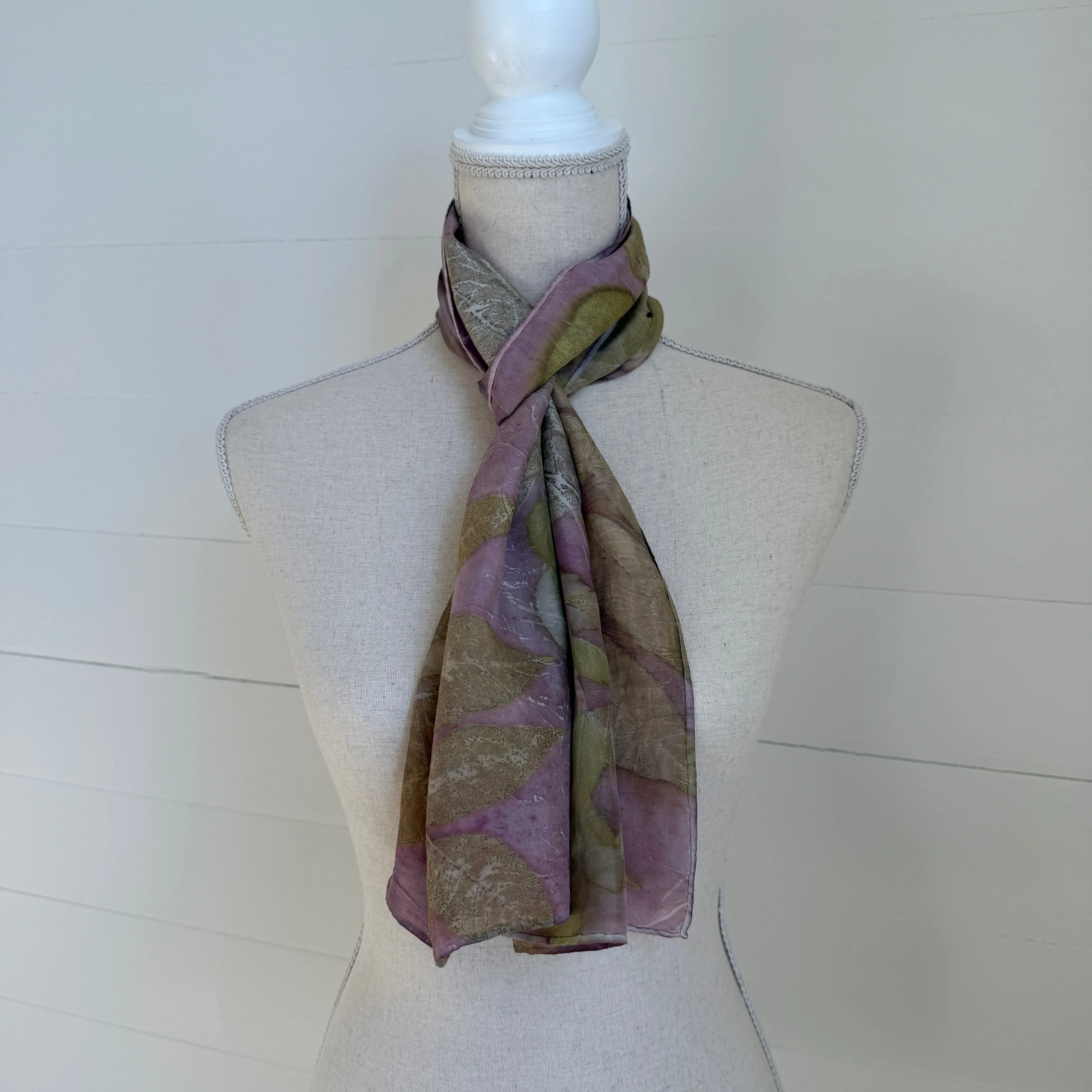 Silk Scarf | "Vicki" Cochineal - Sappanwood