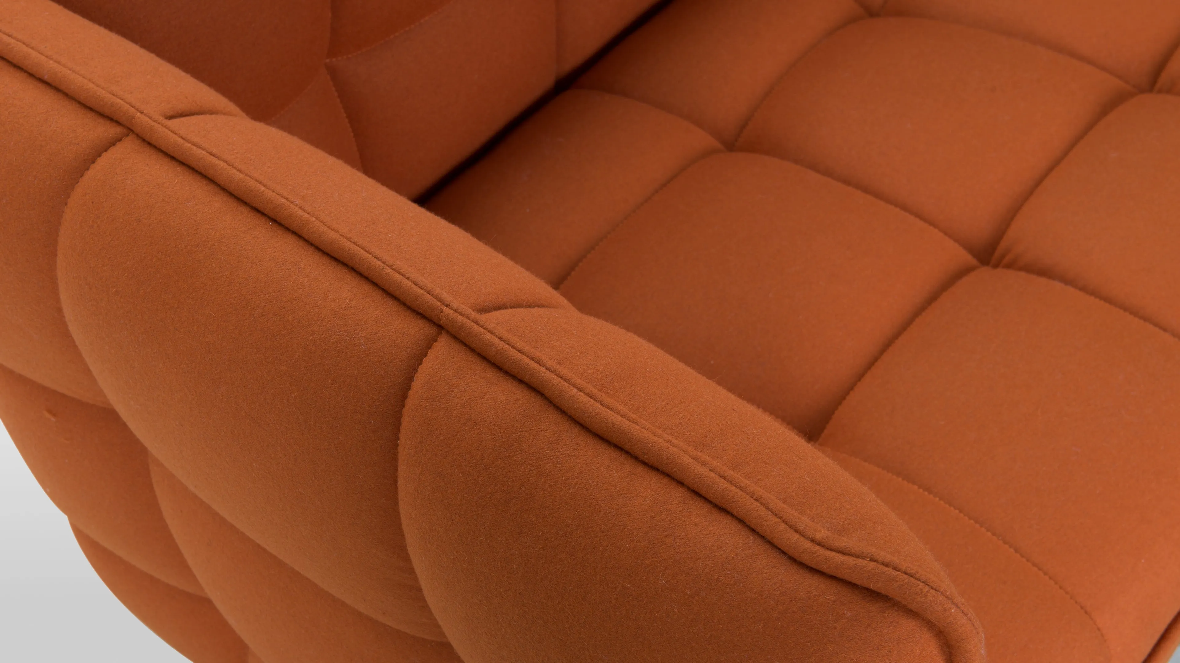 Skal - Skal Sofa, Burnt Orange Wool