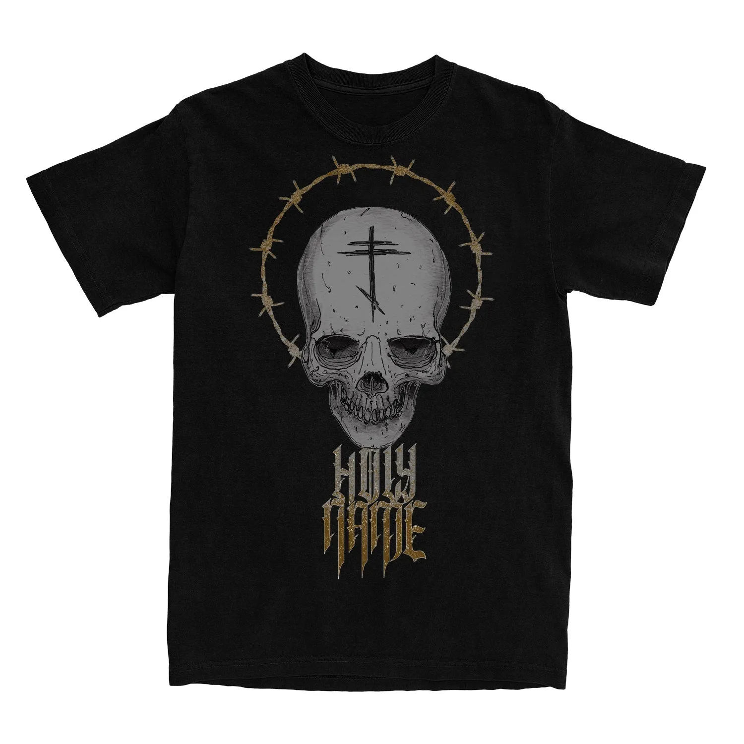 Skull/Wire Black - Tee