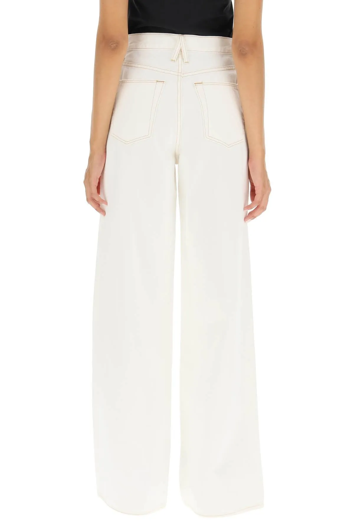 Slvrlake 'eva' wide leg high waist jeans