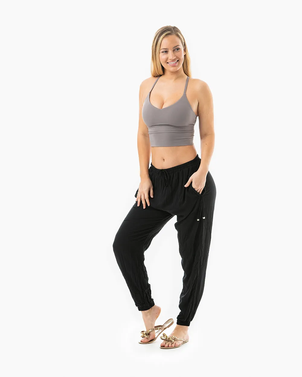 Solid Miami Jogger Harem Pants