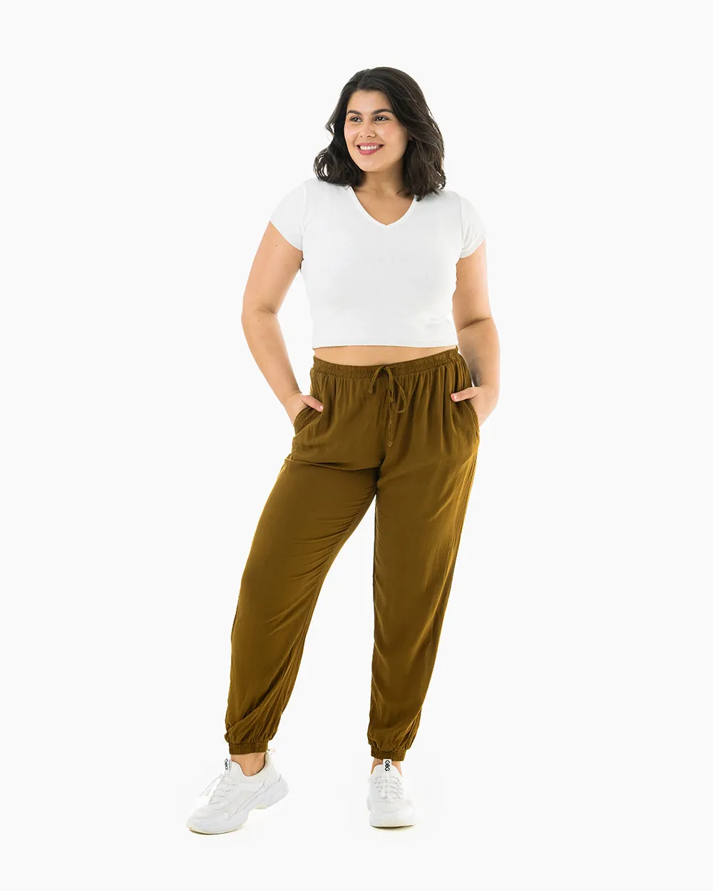 Solid Miami Jogger Harem Pants