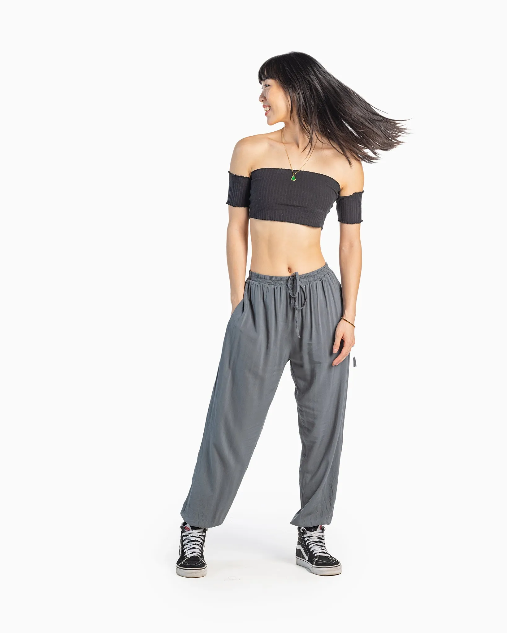 Solid Miami Jogger Harem Pants