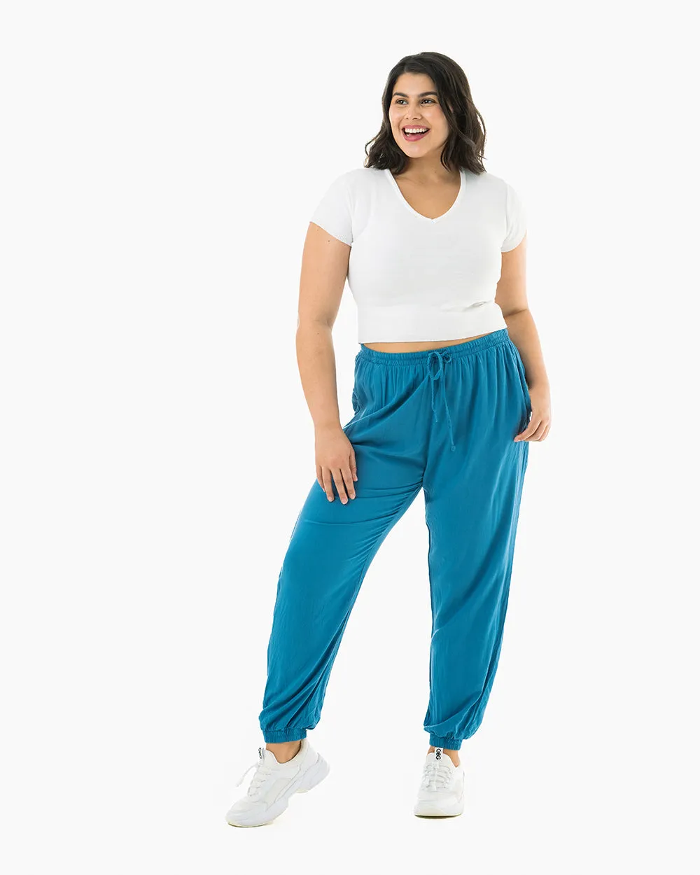 Solid Miami Jogger Harem Pants