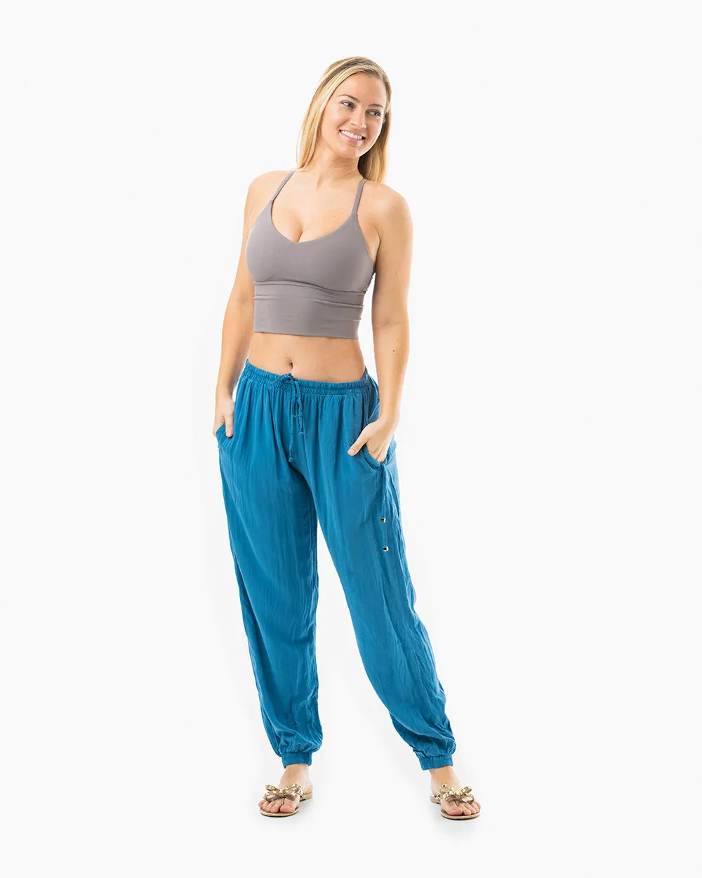 Solid Miami Jogger Harem Pants