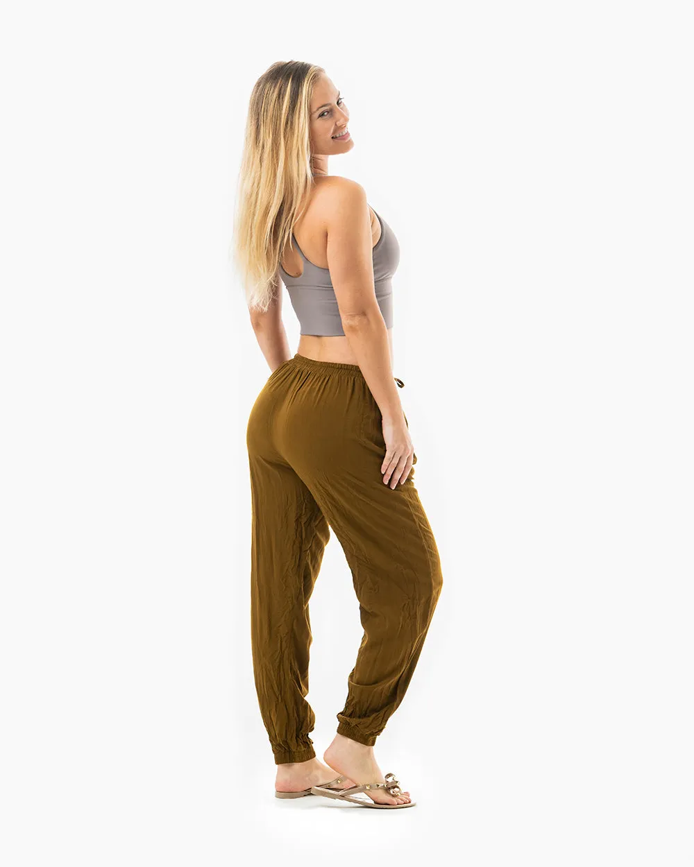 Solid Miami Jogger Harem Pants