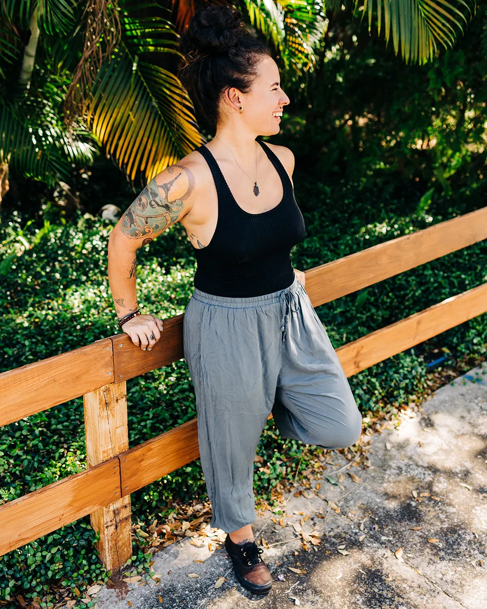 Solid Miami Jogger Harem Pants