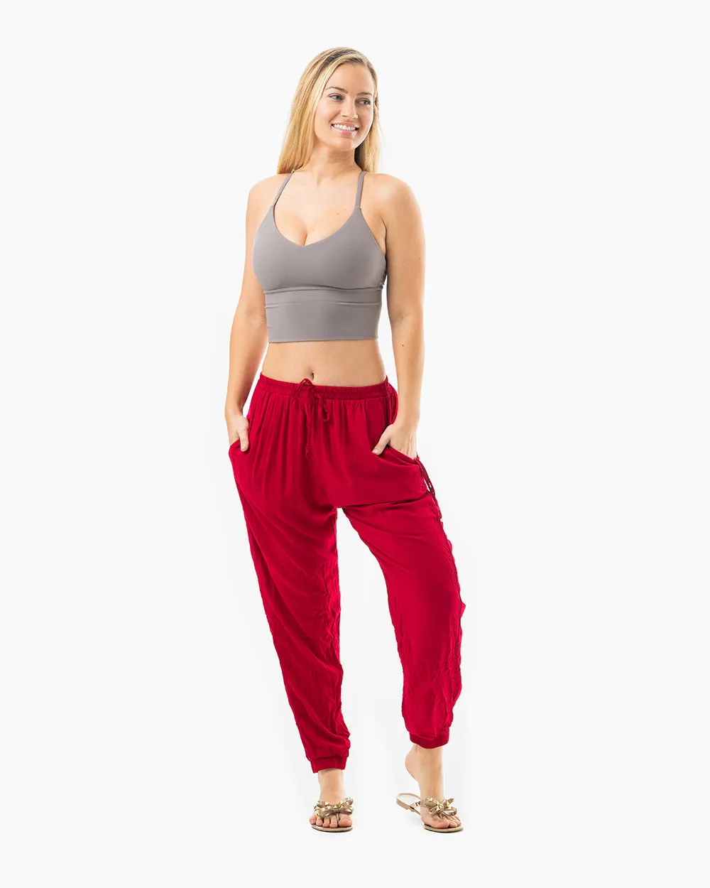 Solid Miami Jogger Harem Pants