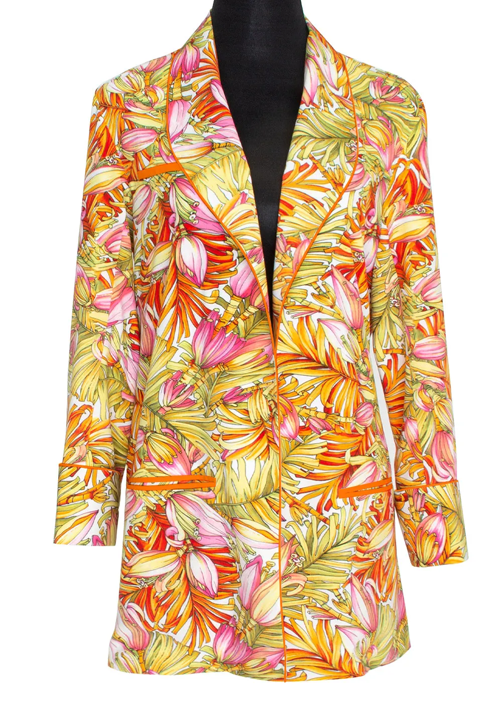 Spring Summer - Banana Jungle Blazer (Neon Orange)