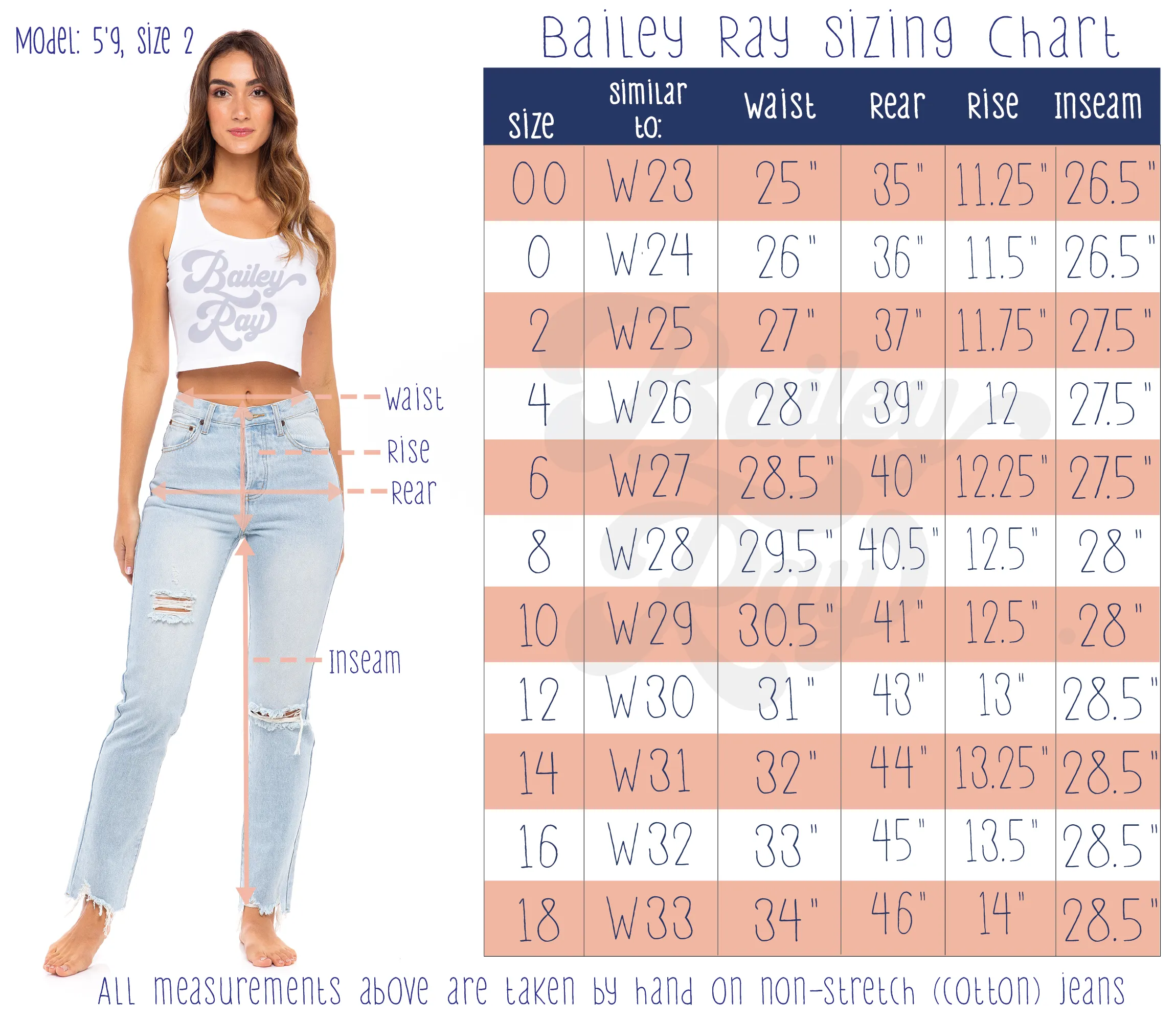 Star Stitched Pockets - Stretchy High Waisted Jeans - The Violet