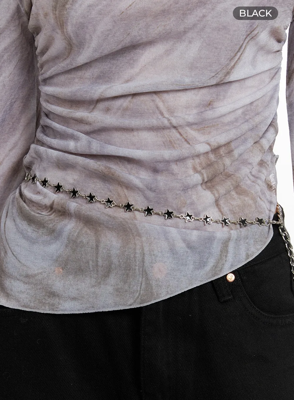 Star Waist Chain Belt CF419