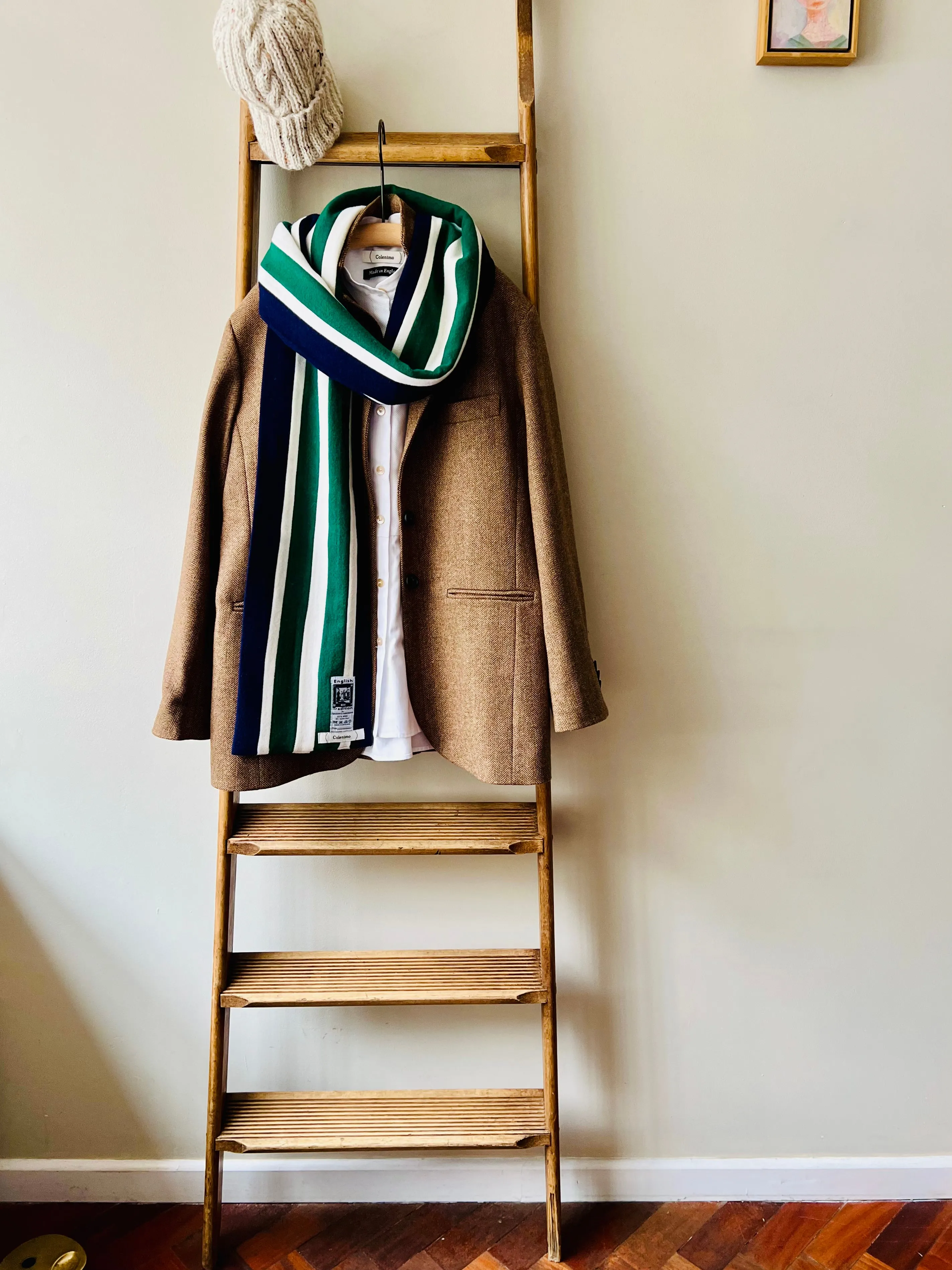 Stripe Scarf / Green