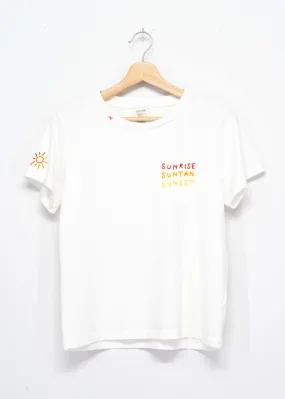 Sunrise Suntan Sunset S/S Tee 23(4Colors)