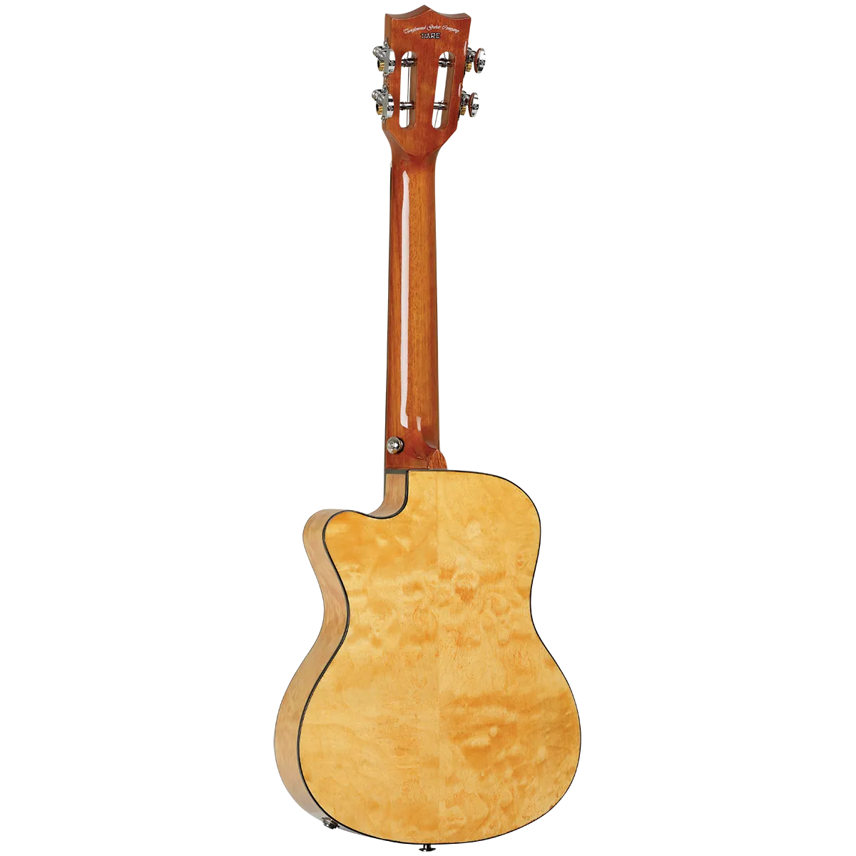 Tanglewood TWT30E Tiare Tenor Tennessee Honey Gloss Quilted Maple Cutaway Ukulele w/Pick Up