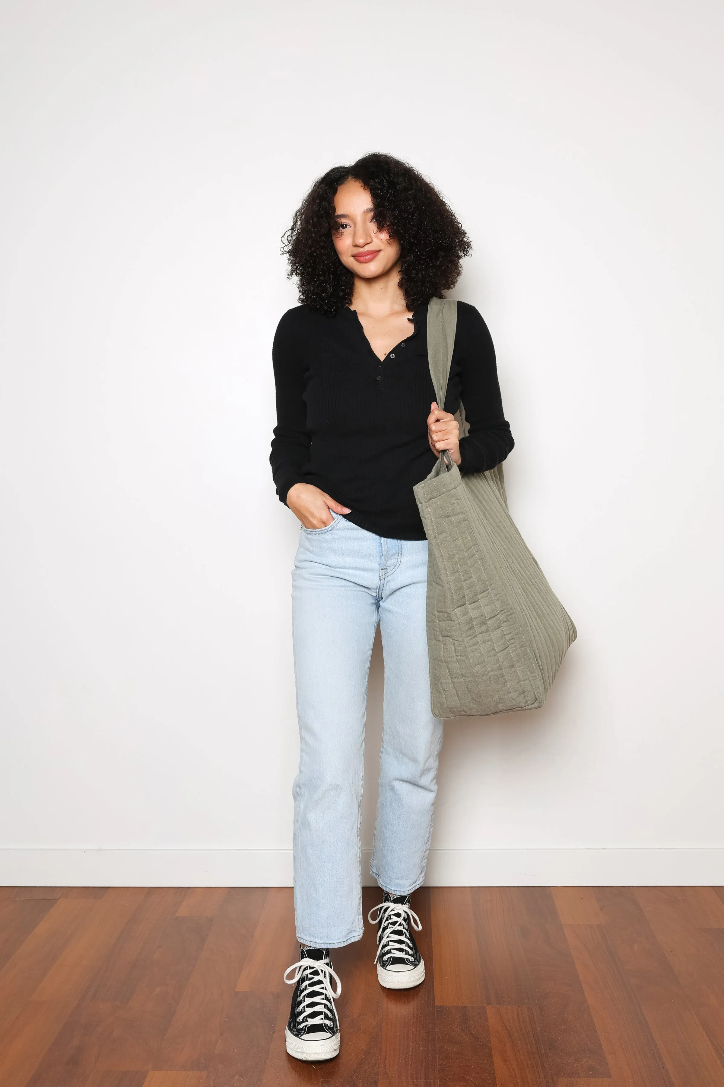 THE ESME | Oversized Quilted Tote Bag