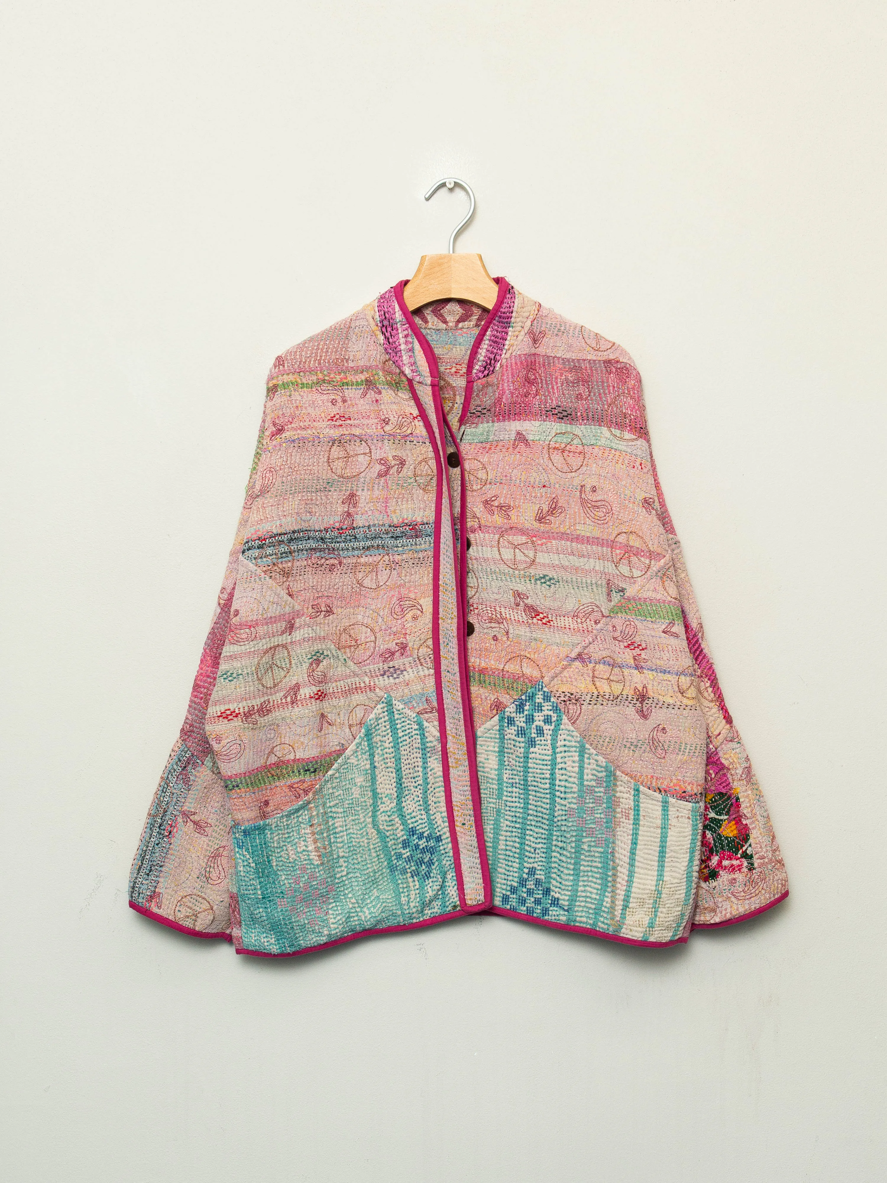 The Ladhiya Suzani Quilted Kantha Jacket