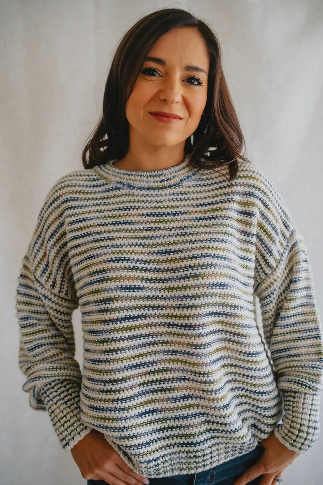 The Lea Stripey Pullover Sweater