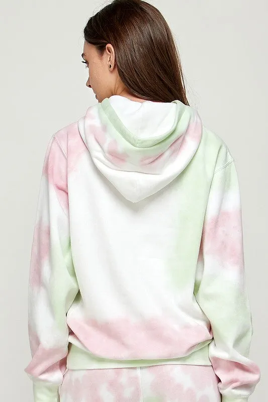 Tie Dye Hooded Sweatshirt