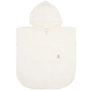 Timboo Poncho with V-neck Bamboo 4-6Y | Daisy White