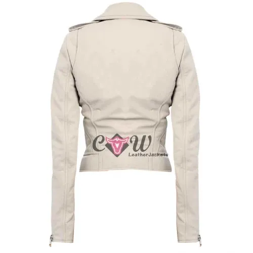 Transformers Rosie Huntington Whiteley White Jacket