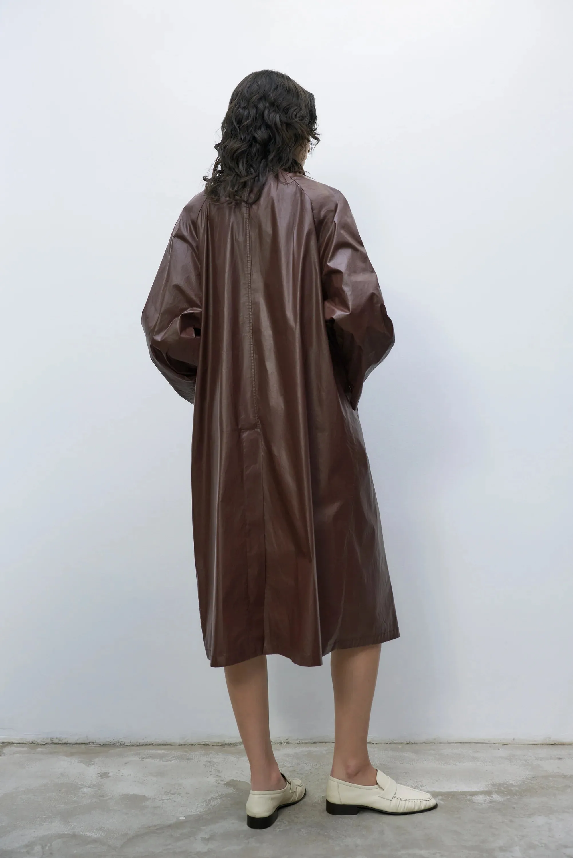 Trench Coat - Prune