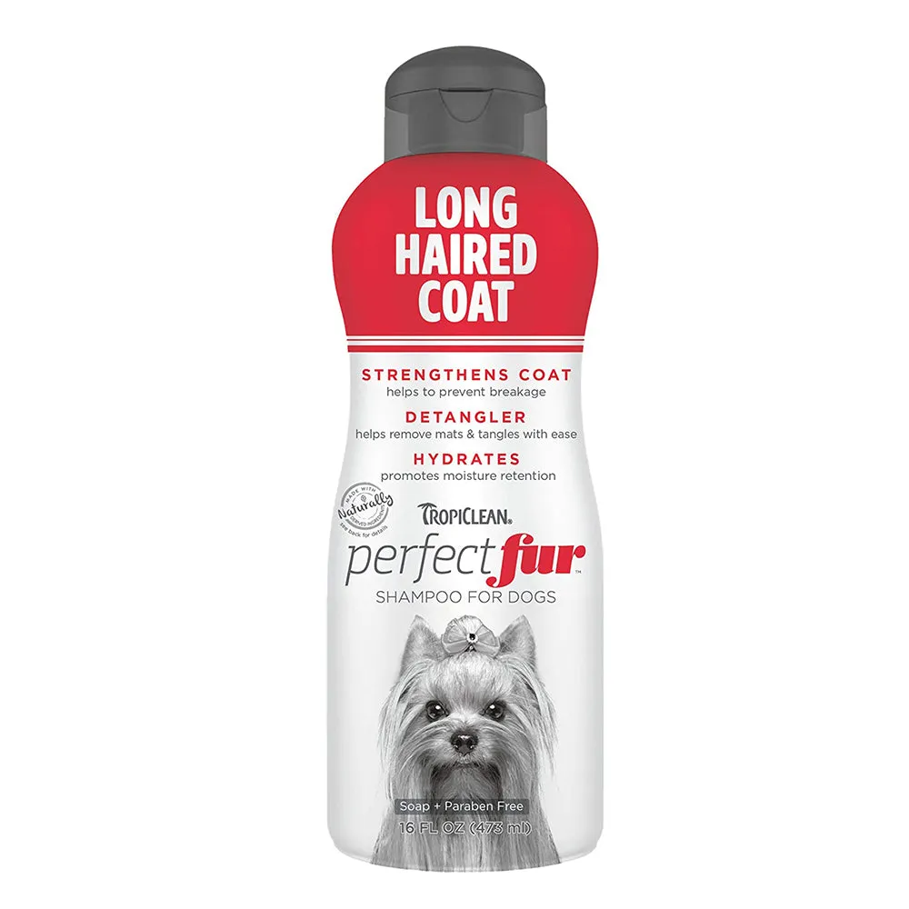 Tropiclean Perfectfur Long Haired Coat Shampoo For Dogs