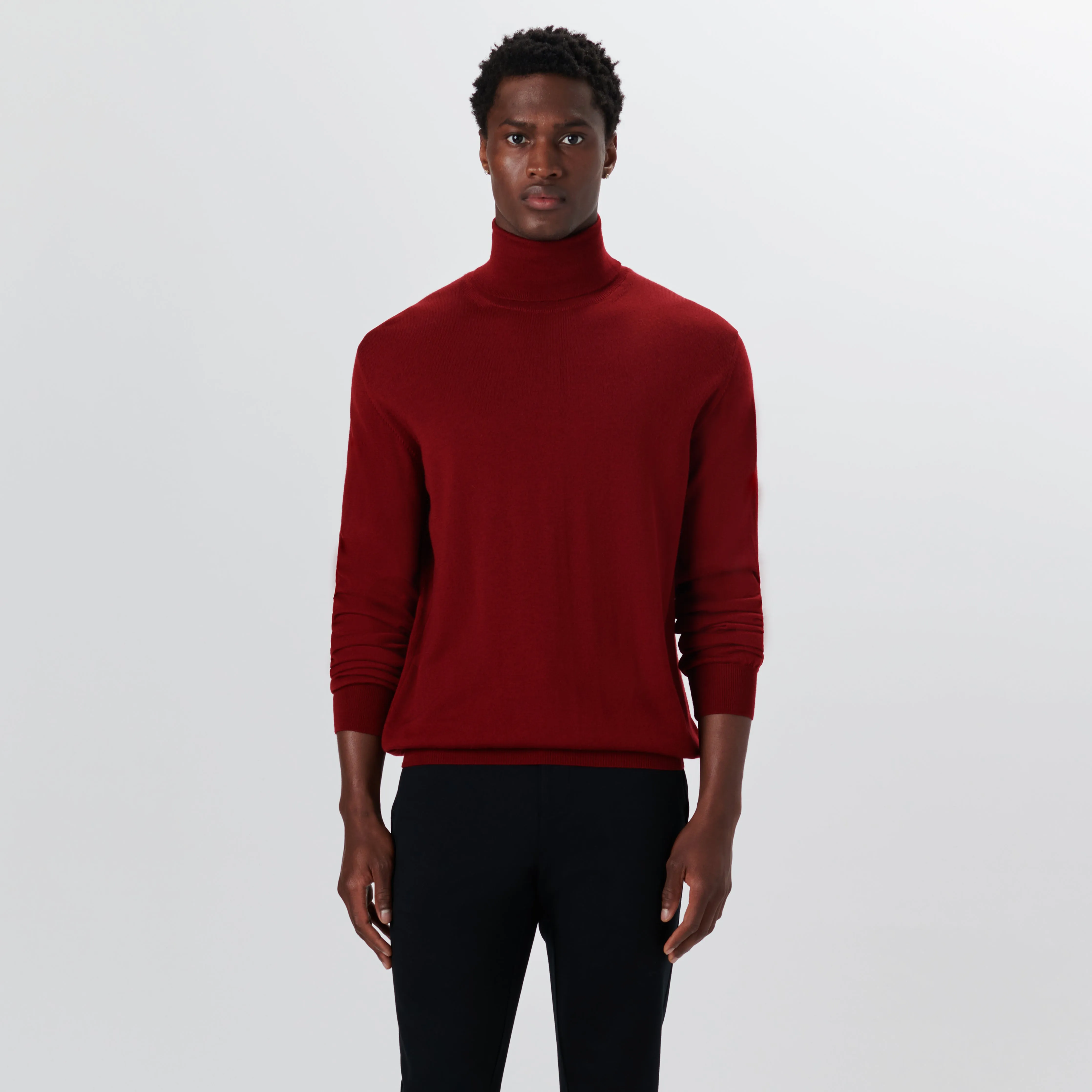 Turtle Neck Solid Sweater