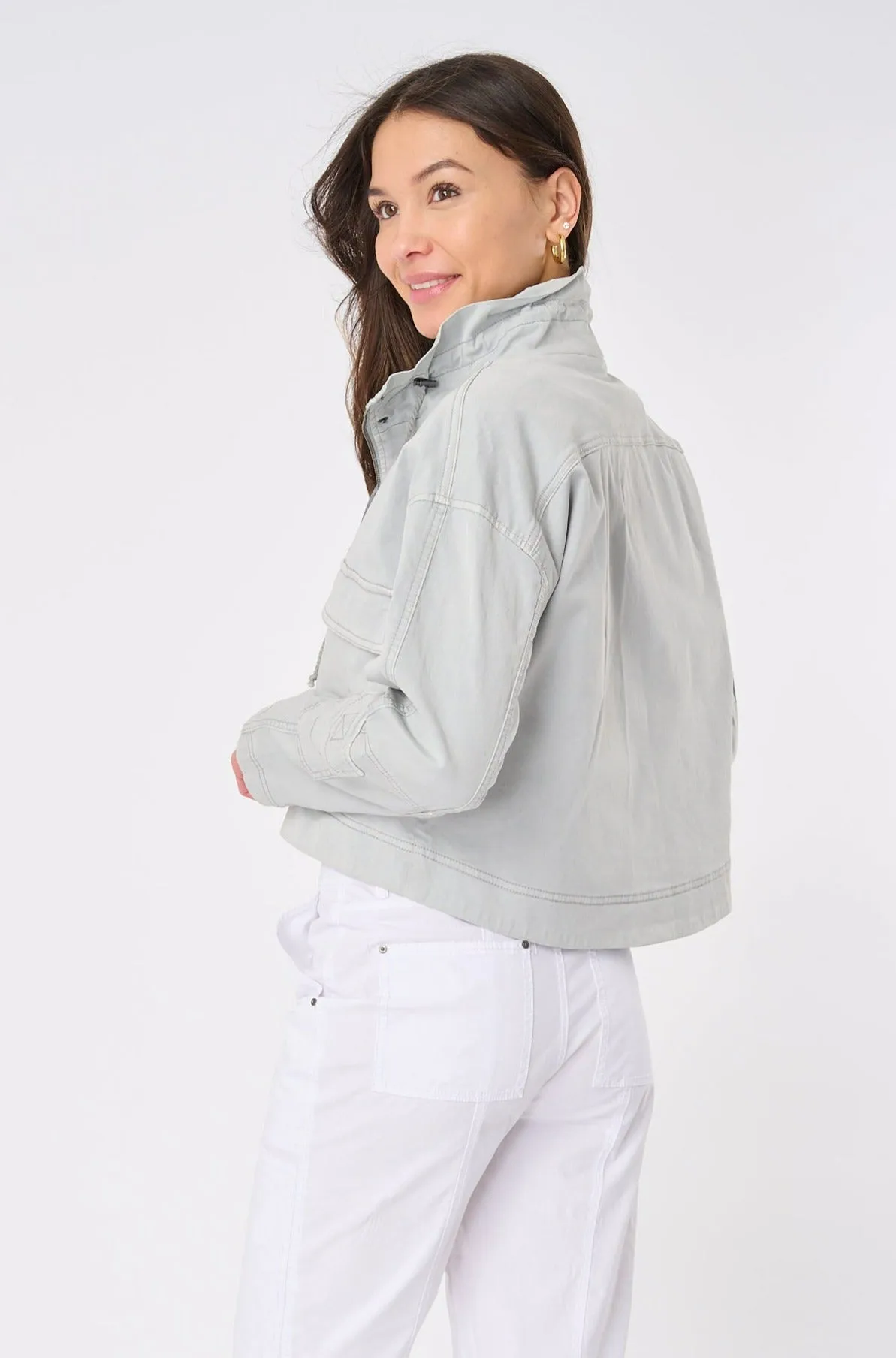 Umi Stretch Cargo Crop Jacket