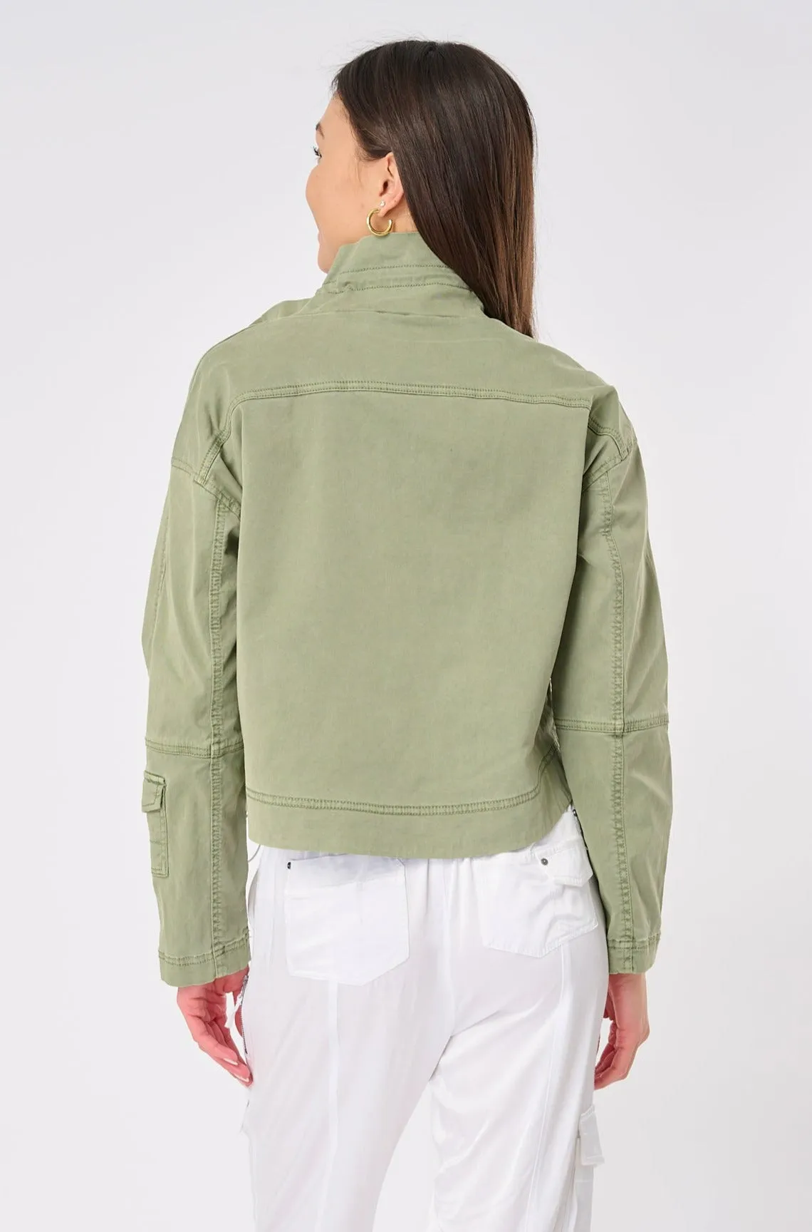 Umi Stretch Cargo Crop Jacket