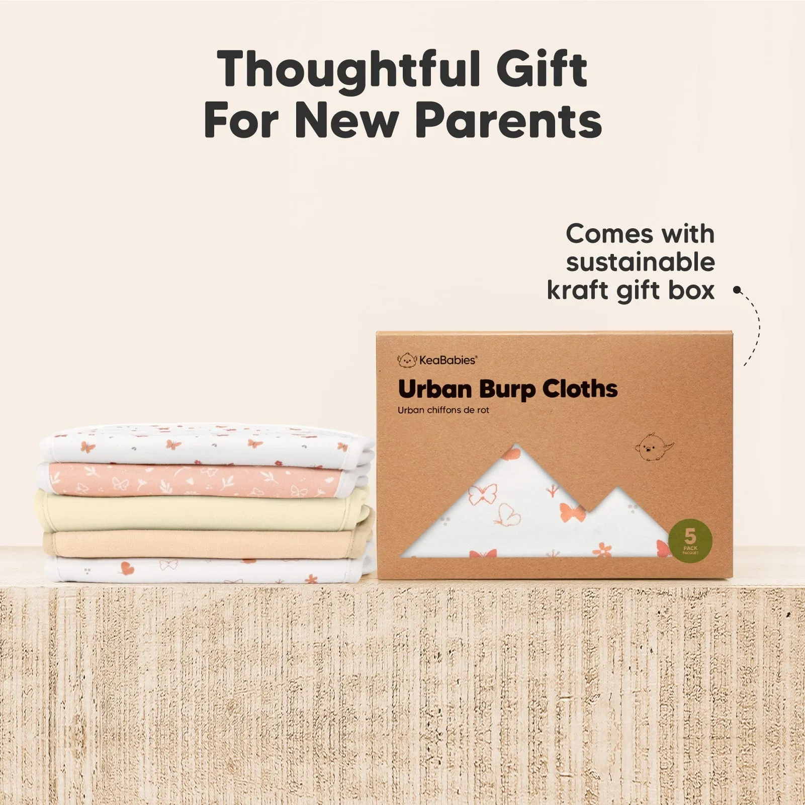 Urban Burp Cloths (Fleur)