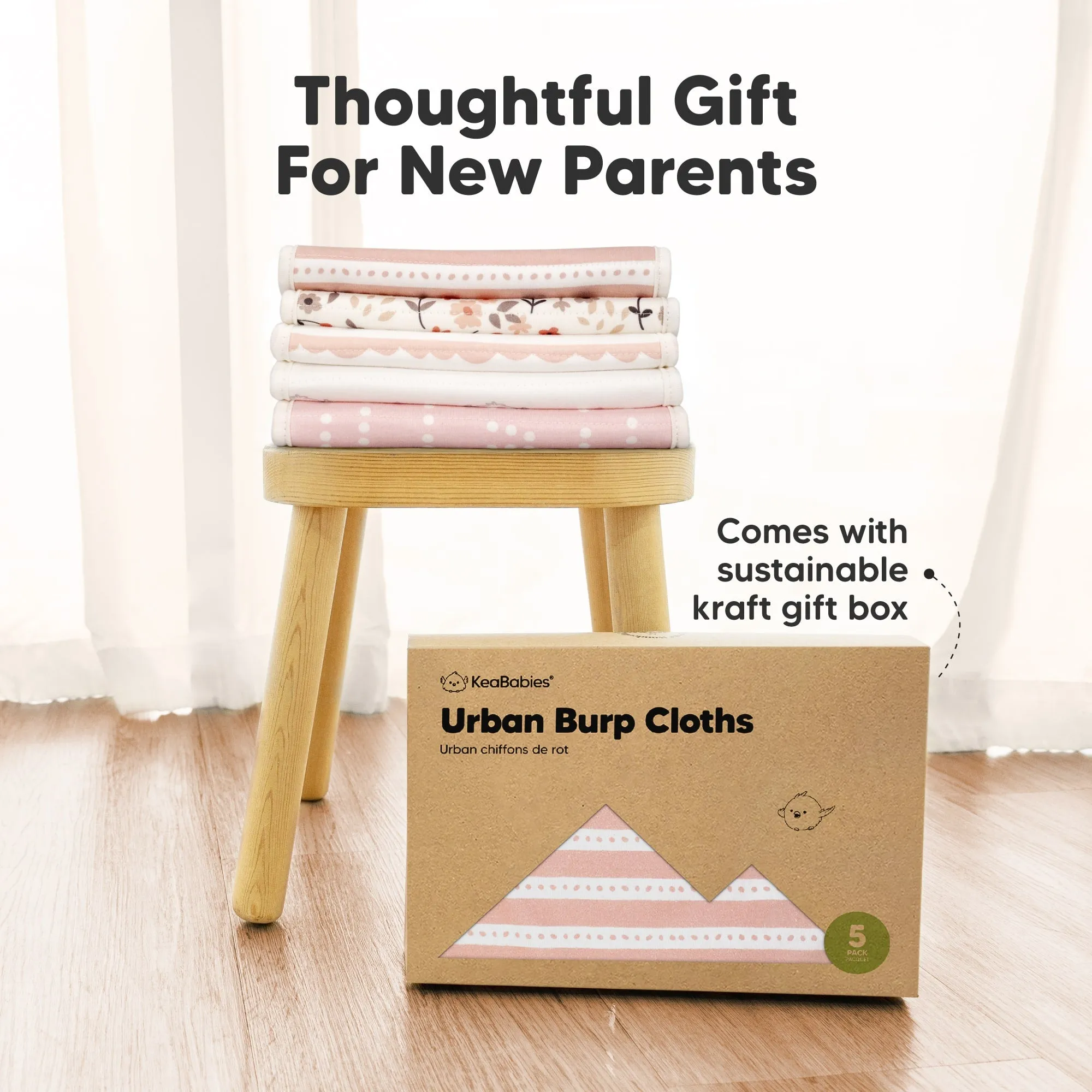 Urban Burp Cloths (Prairie)