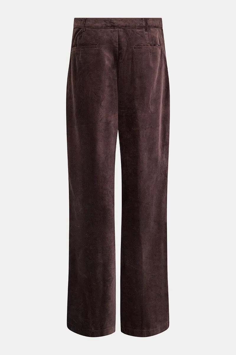 Velaris Wide Leg Velvet Trousers