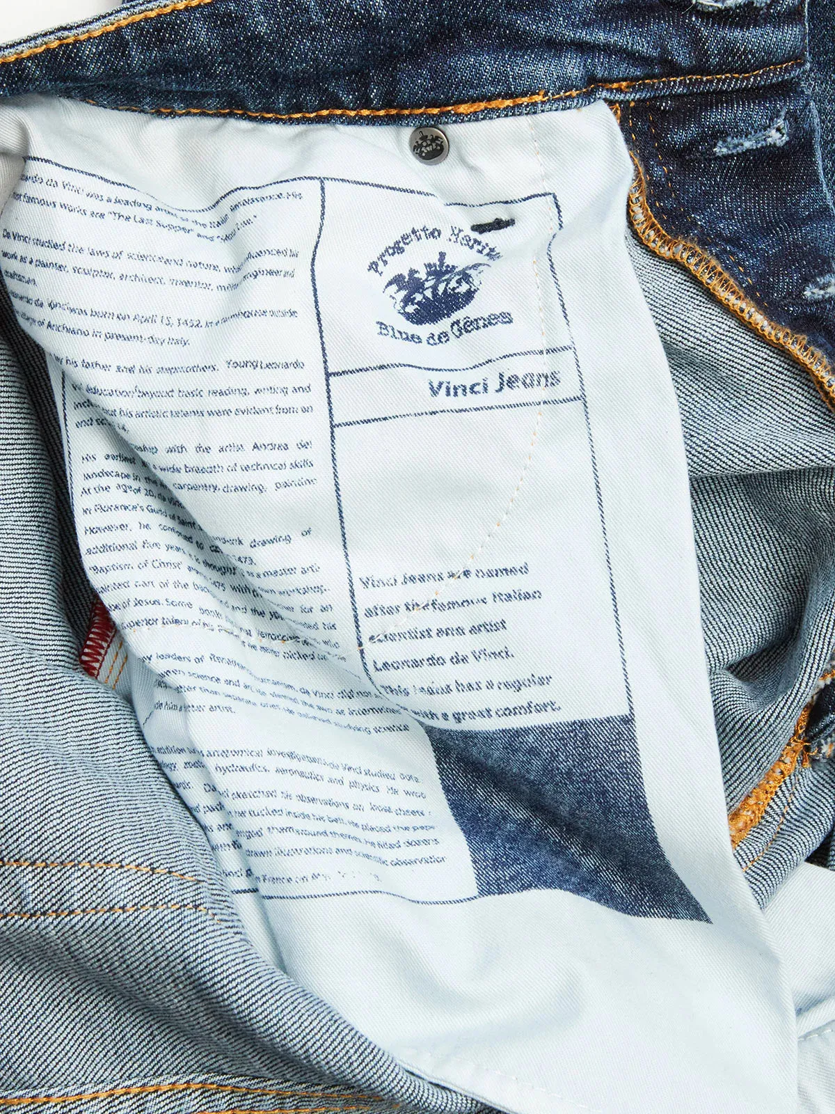 Vinci Vintage Dark Jeans - Blue de Gênes