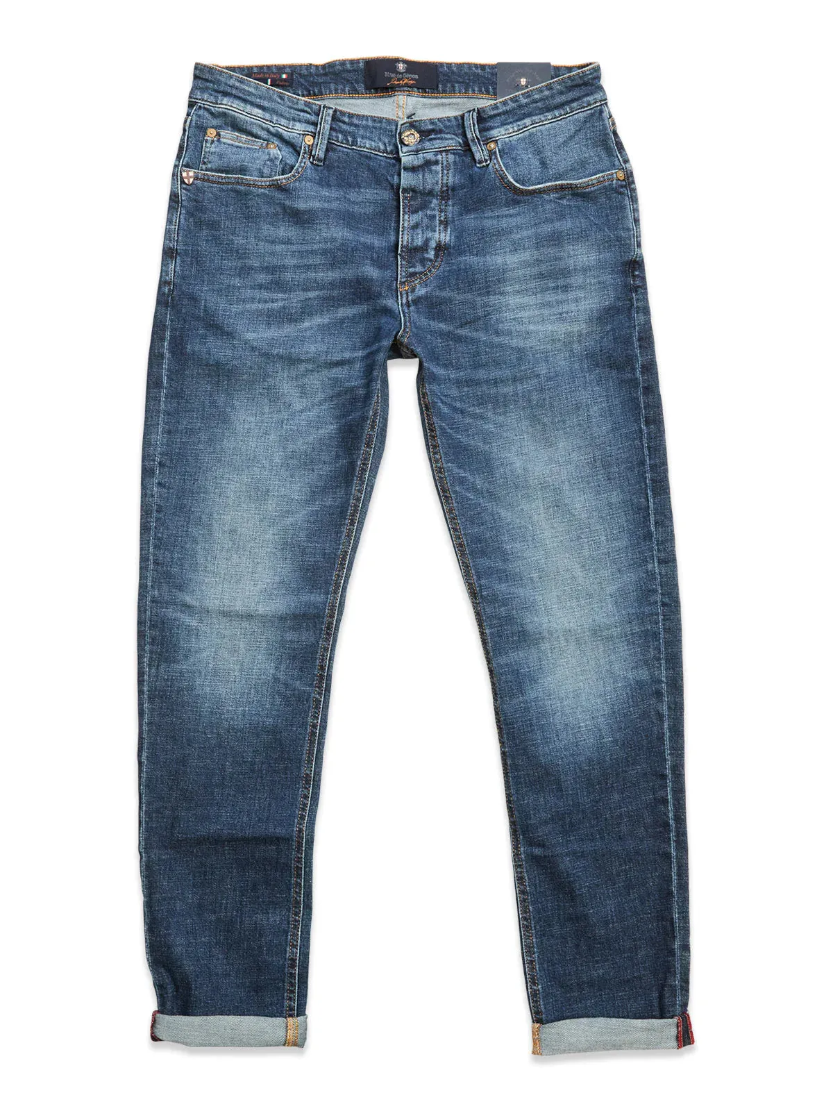 Vinci Vintage Dark Jeans - Blue de Gênes