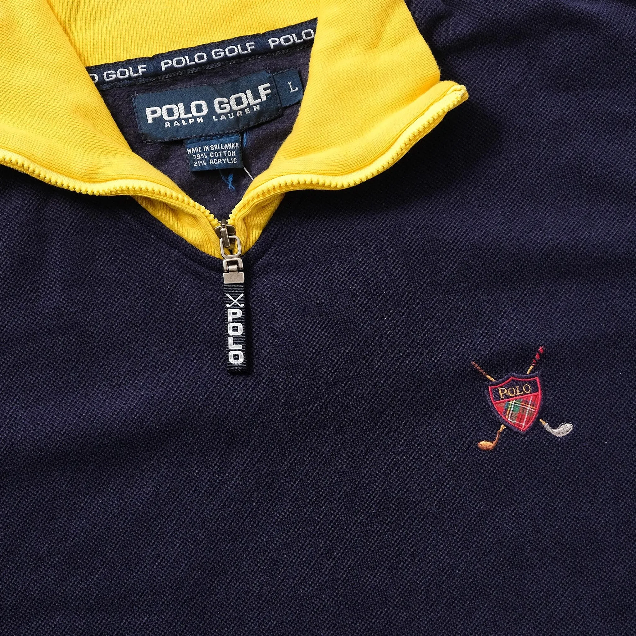 Vintage Polo Ralph Lauren Golf Sweater Large