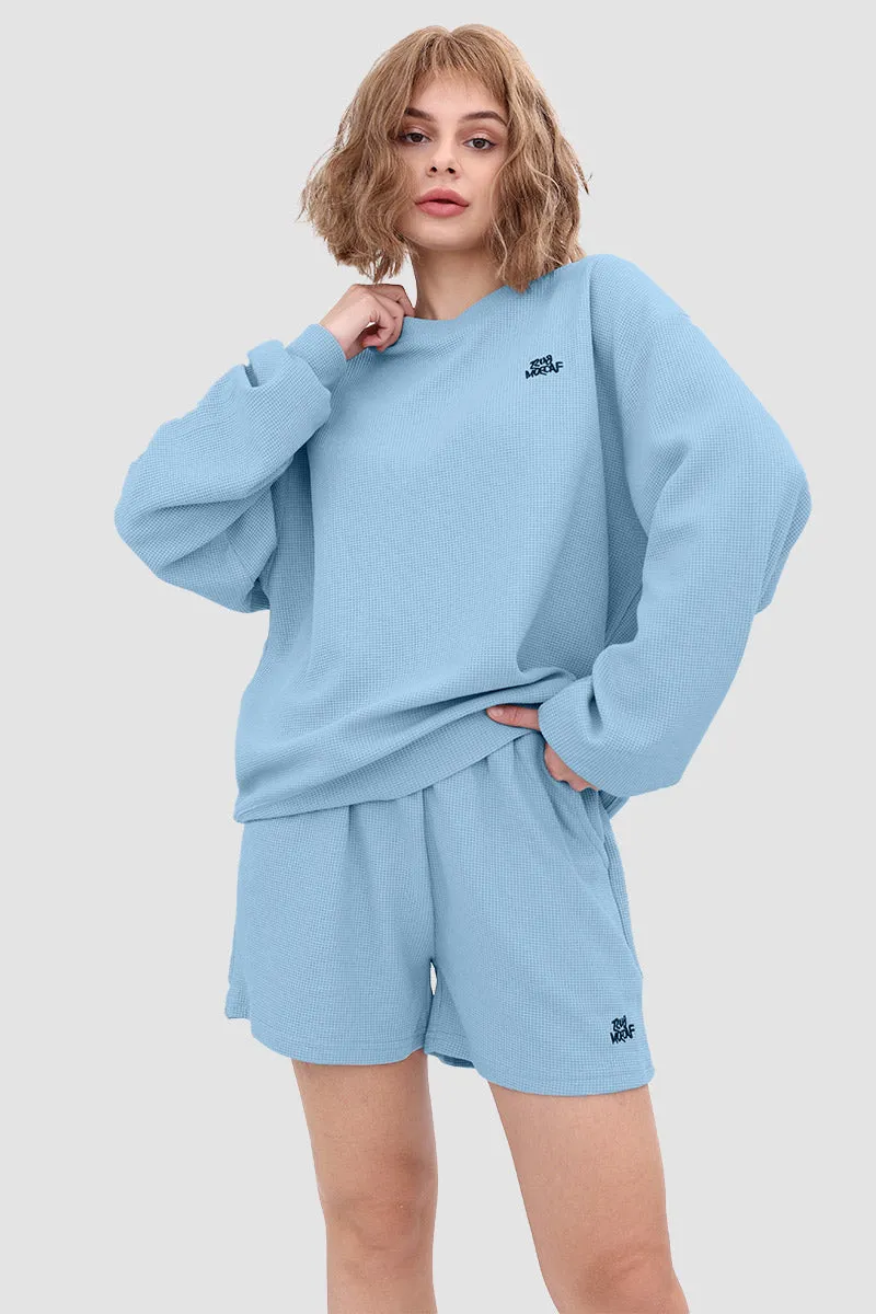 Waffle Absorbs Sweat Breathable Sports Pullover