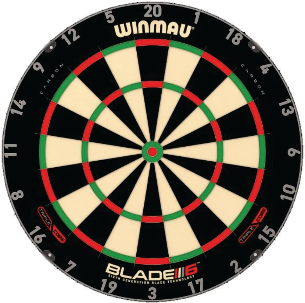 Winmau Blade 6 Triple Core Dartboard with Extreme Surround