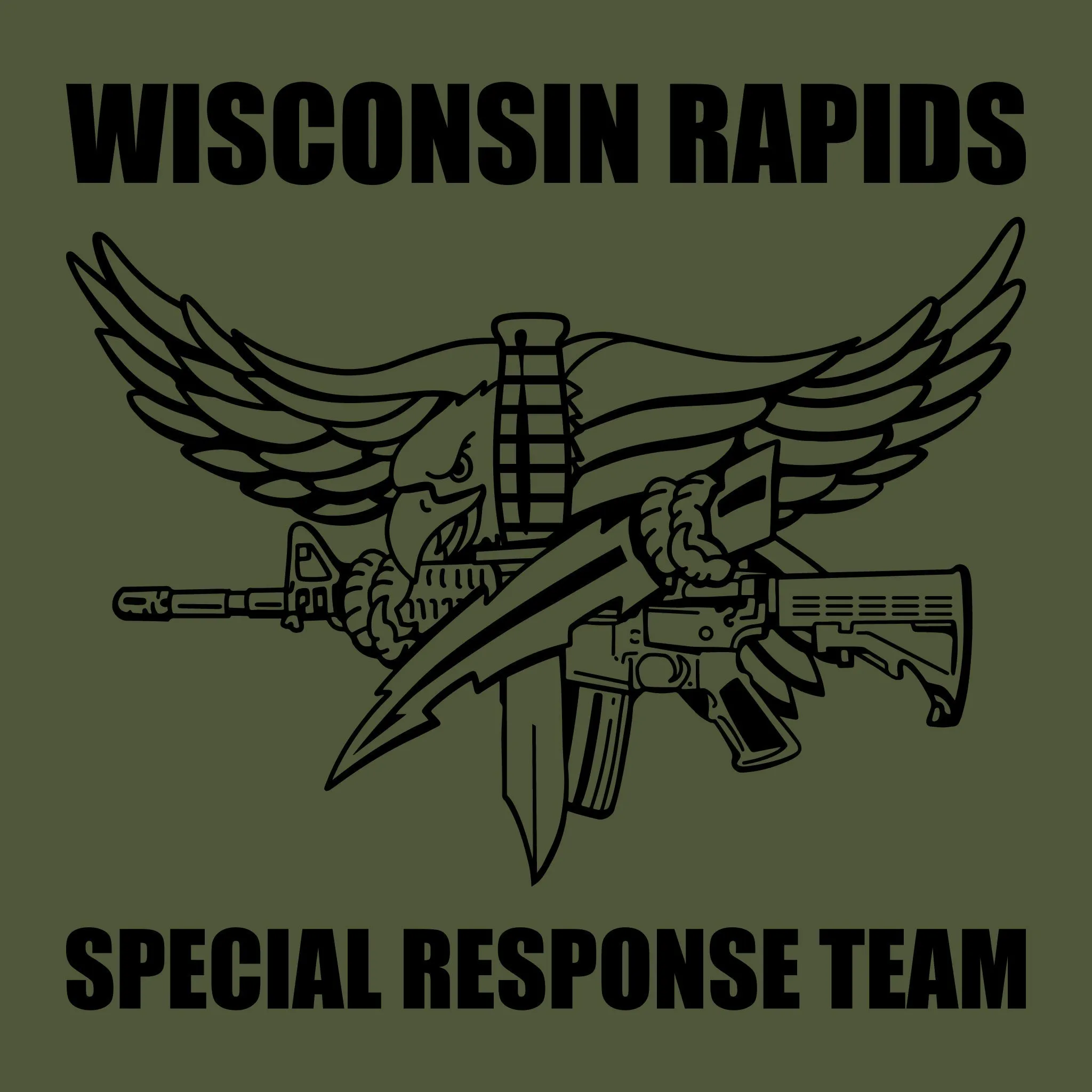 [WISCONSIN RAPIDS PD] SRT Utility Shirt [GRN/BLK]