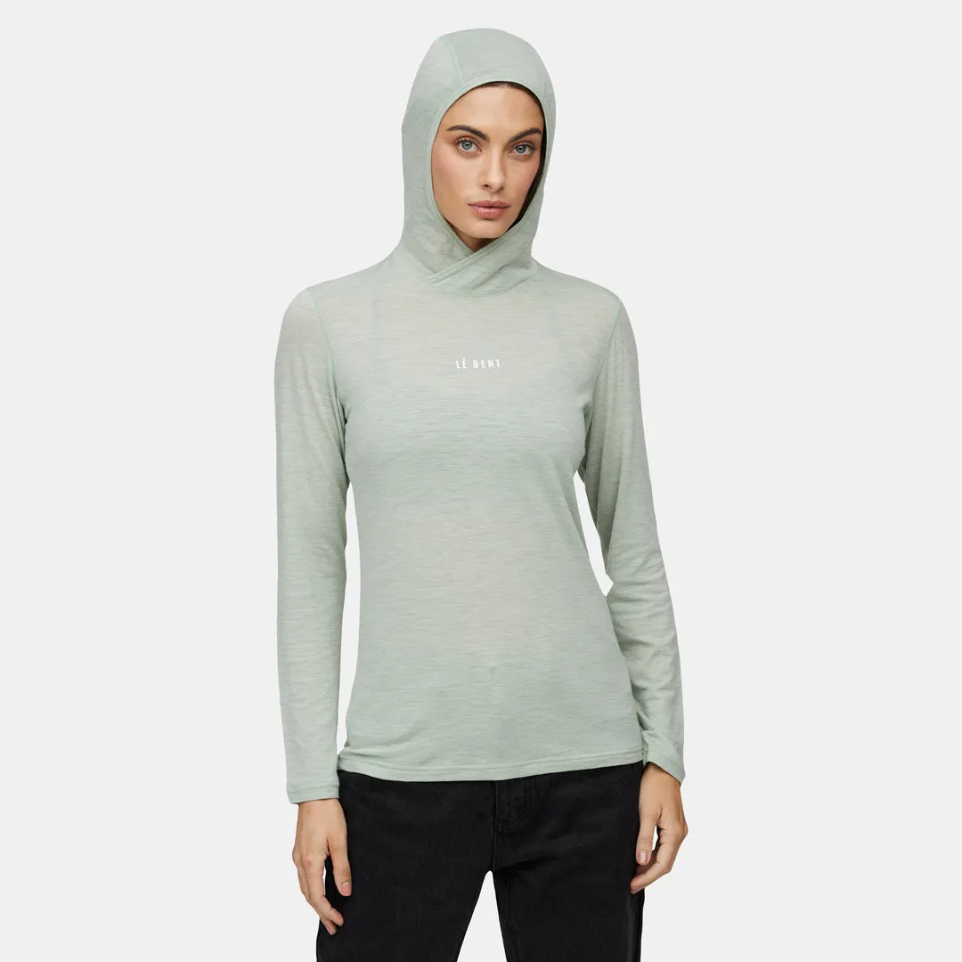 Womens Feathertop Ultralight Hooded Long Sleeve Tee