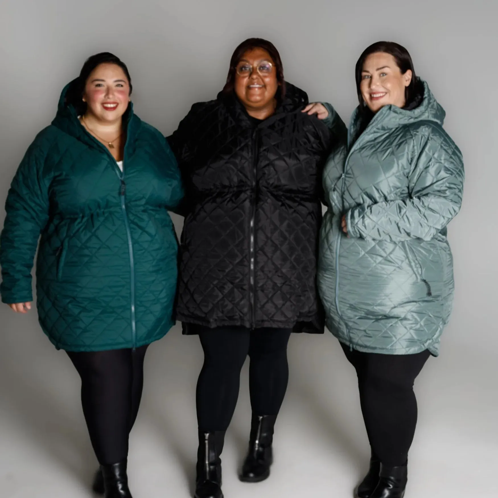 Women’s Plus Size Savvy Quilted 1X-6X Long Jacket