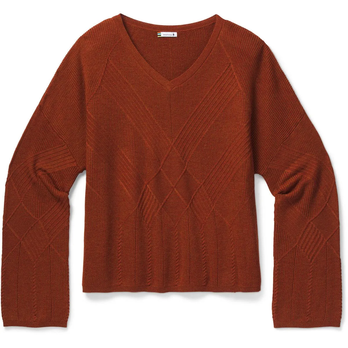 Women's Shadow Pine Cable V-Neck Sweater