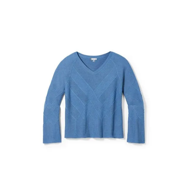 Women's Shadow Pine Cable V-Neck Sweater