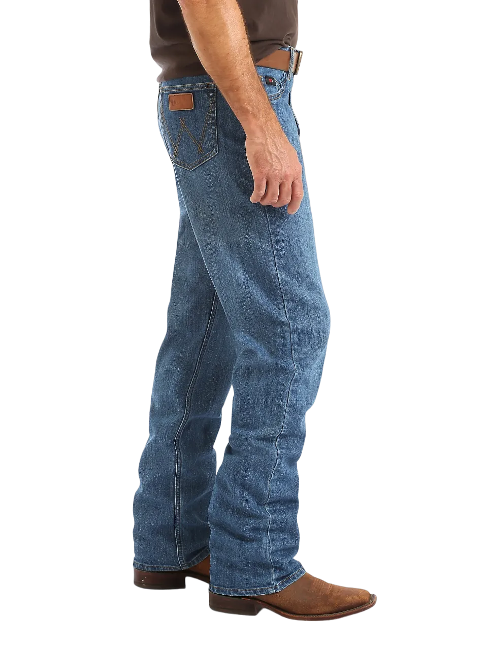 Wrangler Men's 20x Active Flex Relaxed Fit In Admiral Blue Jean