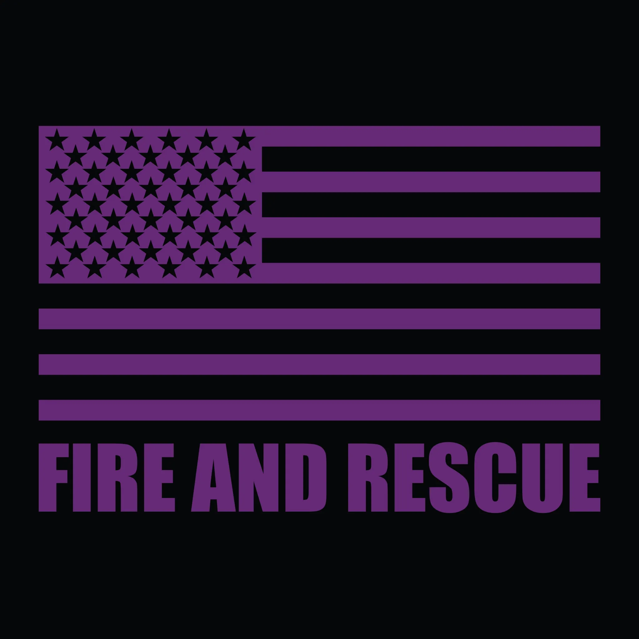 [WRAY FIRE & RESCUE] Utility Shirt [BLK/PRP]